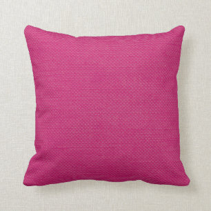 Almofada Linhas modernas fuschia de linho do olhar