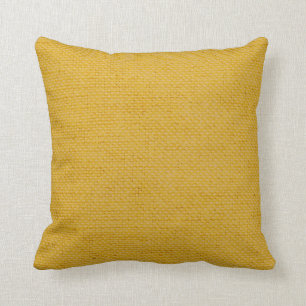 Almofada Linhas Modernas "Nubby Linen Look" ouro
