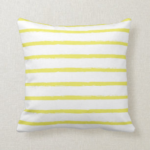 Almofada Linhas Textured moderno amarelo brilhante das