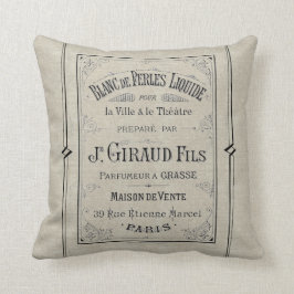 Almofada Linho francês de Paris France do anúncio do