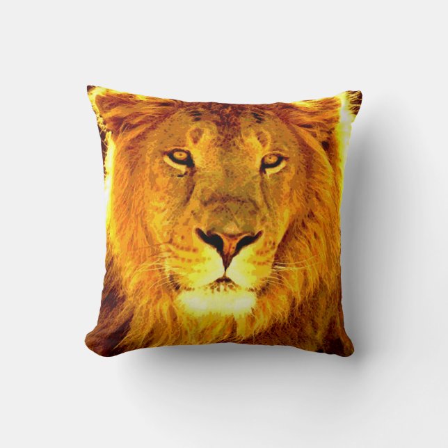 Almofada Lion American MoJo Travesseiro (Frente)