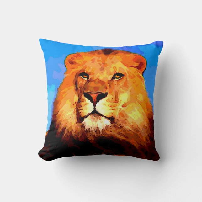 Almofada Lion American MoJo Travesseiro (Frente)