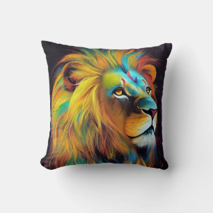 Almofada Lion Animal Discovery Adventure Planet Nature