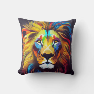Almofada Lion Animal Discovery Adventure Planet Nature