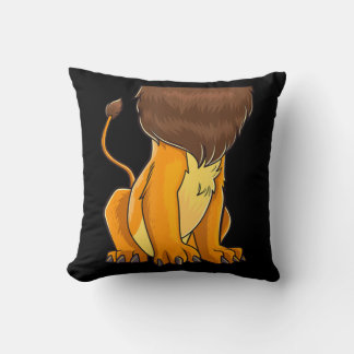 Almofada Lion Body Costume Mane Cute Headless Fun Lions Hal