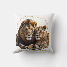 Almofada Lion e Lioness Love - Wild Heart Decorative Pill