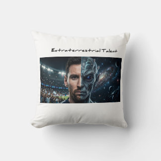 Almofada Lionel Messi Alien Goat - Modern Square Throw Pill