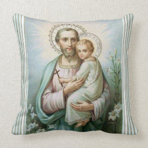 Almofada Lírio de Jesus do bebê de St Joseph