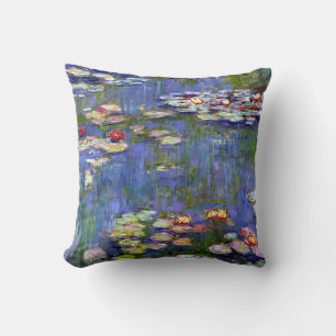 Almofada Lírios d'água 1916 Claude Monet Fine Art