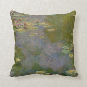 Almofada Lírios de água de Claude Monet , 1919