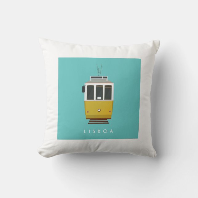 Almofada Lisbon Tram Pillow (Frente)
