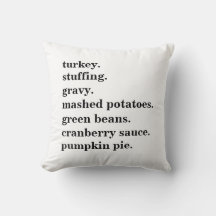 Lista Personalizada de Jantar de Ação de Graças Ou