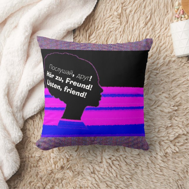 Almofada Listen Friend Pillow (Cobertor)