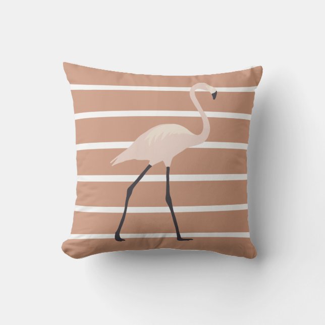 Almofada Listra de Flamingo  (Frente)