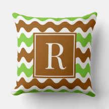 Listra Groovy Ric Rac - Marrom & Lima Horizontal