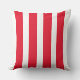 Almofada Listrado de Vermelho