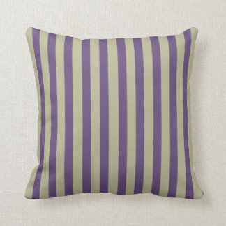 Almofada Listras coordenadas de roxo e bege
