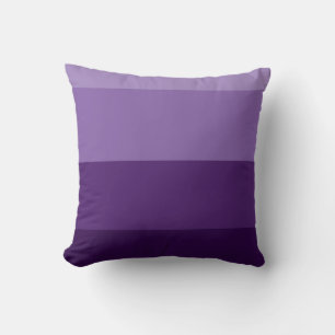 Almofada Listras de Tons de Roxo Escuro e Claro
