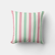 Listras Pastel de Rosa, Verde-Menta e Branco