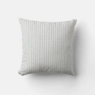 Almofada Listras sofisticadas em azul e branco