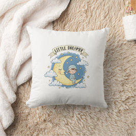 Almofada Little Dreamer Sleeping on Moon - Throw pillow