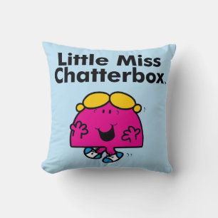 Almofada Little Miss   Little Miss Bate-Papo é Tão Falante