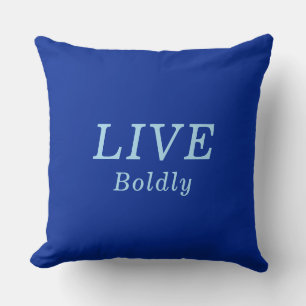Almofada "LIVE Bolely" Cobalt & Blue Incentive