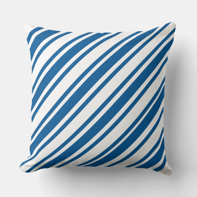 Almofada Live Laugh Love Blue/Black White Strike Travesseir (Frente)