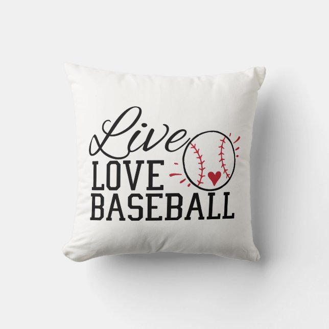 Almofada Live Love Baseball (Frente)
