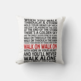 Almofada Liverpool FC Você nunca andará sozinho Cushion