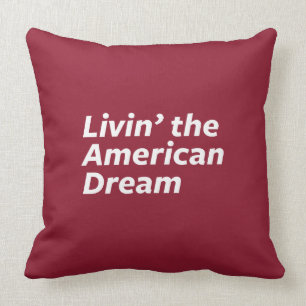 Almofada Livin o sonho americano