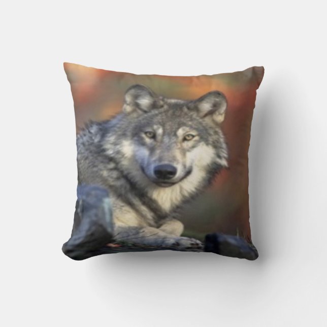 Almofada lobo #1 (Frente)