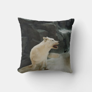 Almofada Lobo Branco