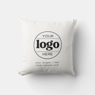 Almofada Logo Business Corporate Company White