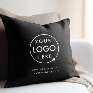 Almofada Logo   Empresa de negócios Projeção minimalista