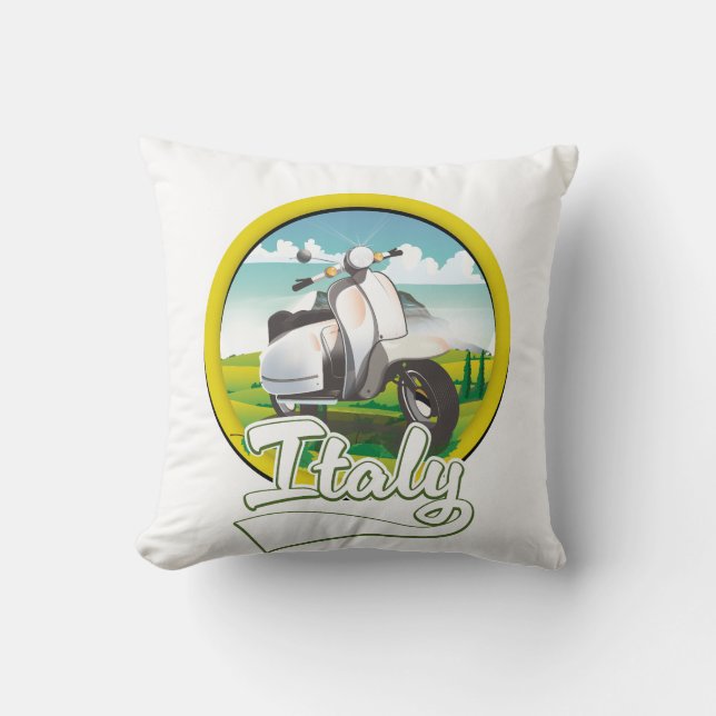 Almofada logotipo da Italy Scooter Travel (Frente)