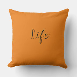 Almofada Logotipo da Life Laranja