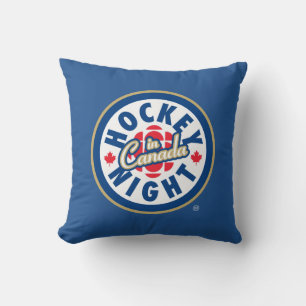 Almofada Logotipo da noite de hóquei no Canadá
