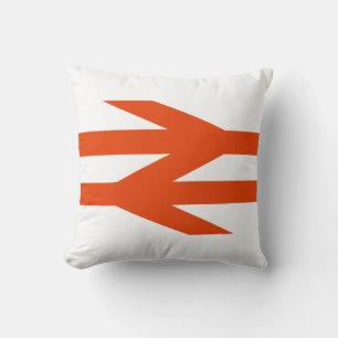 Almofada Logotipo da Seta Dupla da British Rail