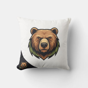 Almofada logótipo da t-shirt do urso