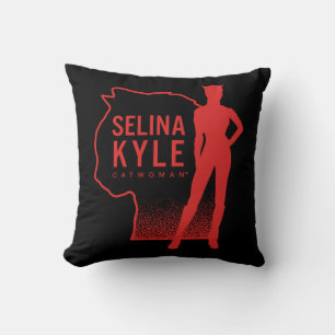 Almofada Logotipo de Contorno de Selina Kyle CatWomen