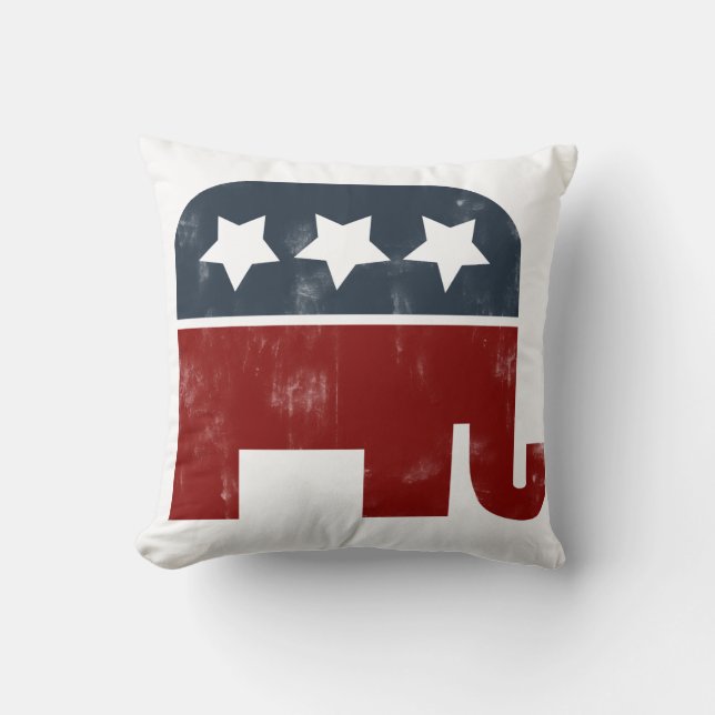 Almofada Logotipo de elefante GOP (Frente)