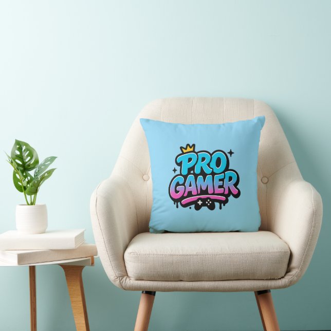 Almofada Logotipo de Grafite PRO GAMER (Cadeira)