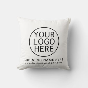Almofada Logotipo de sua empresa e Na moda de site personal