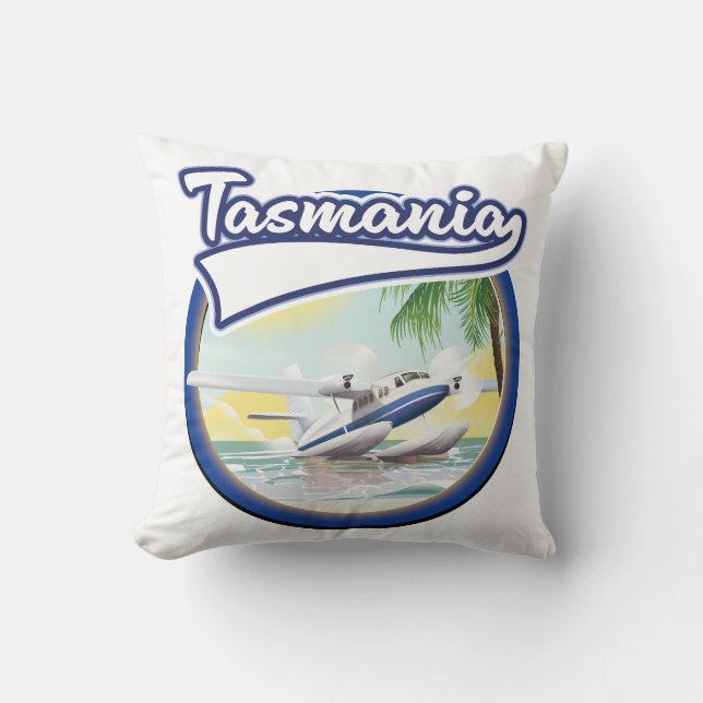 Almofada logotipo de viagem da Tasmânia (Frente)
