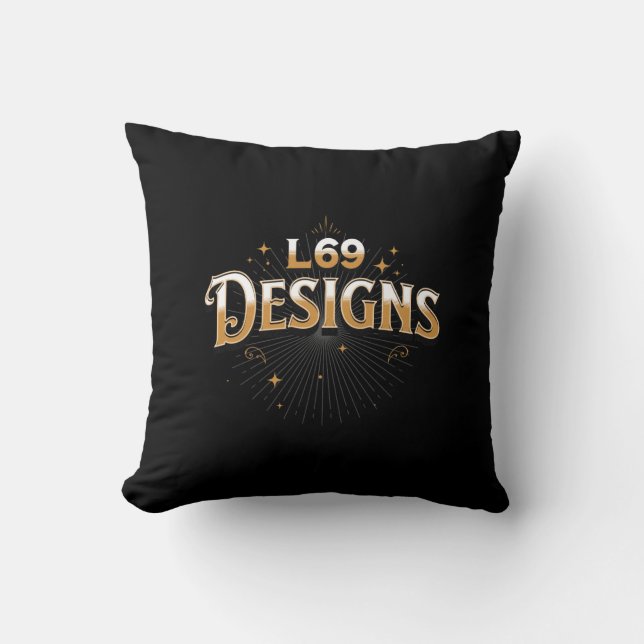 Almofada Logotipo "DESIGNS L69" (Frente)