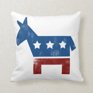 Almofada Logótipo do Democrat Donkey