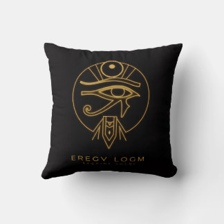 Almofada Logotipo Egípcio Inspirado no Faraó – Estilo Antig
