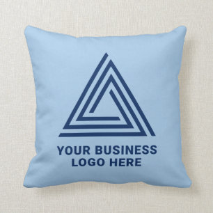 Almofada Logotipo Empresarial Azul Marinho Moderno