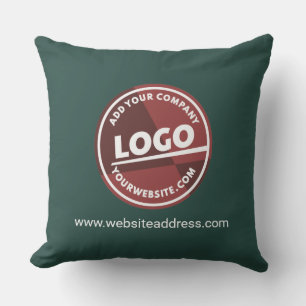 Almofada Logotipo Empresarial Simples Site Corporativo Pers